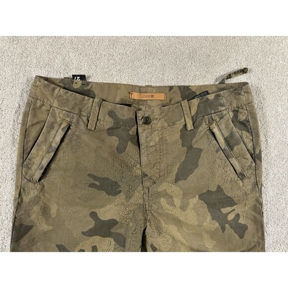 Joe's Jeans Green Camo Utility Skinny Ankle Jeans, Size 27, **1 broken Belt Loop - Picture 5 of 10